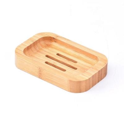 China 2019 Success Eco - Friendly Trending Amazon OEM Best Price Square Bamboo Soap Dish Bathroom for sale