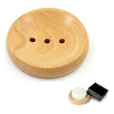 China Seifenschale Aus Bambus Style Home Decor Bestseller Eco Friendly Handmade Natural Wood Soap Dish Holder for sale