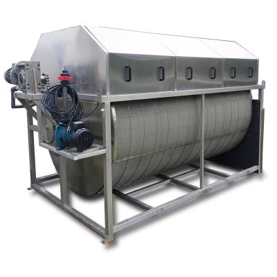 China 400t Aquaculture Drum Filter For Aquaculture RAS System Equipment Working With Protein Skimmer for sale