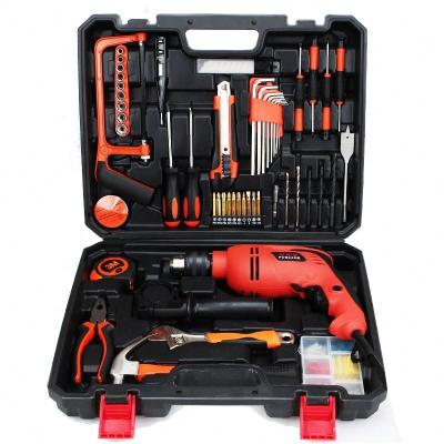 China Factory Power Drills Kit 21v Heavy Duty Portable Electric Cordless Drill 18V Lithium Battery Power Tool Kit for sale