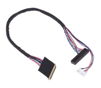 China LED Screen LCD LVDS Screen Inbound 40 Pin 1 Channel 6 Bit Cable For Display Computer Connectors for sale