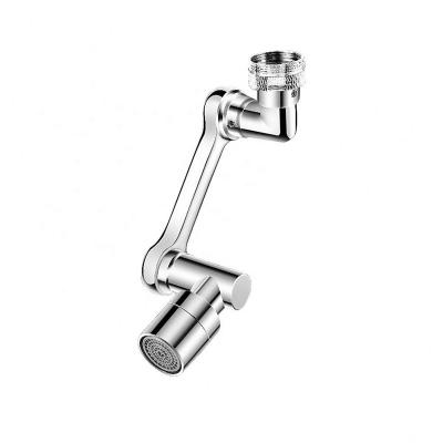 China 1080Â ° 1080 Degree Rotation Universal Mechanical Arm Faucet Universal Four-Layer Swivel Faucet Supplement Filters Double Trim Water Outlet Splashproof Two Modes for sale