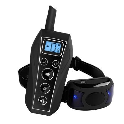 China Viable Amazon Training Collar Dog Training Collar Viable Anti Barking Device Rechargeable Remote Shock Training Collar For Dog for sale