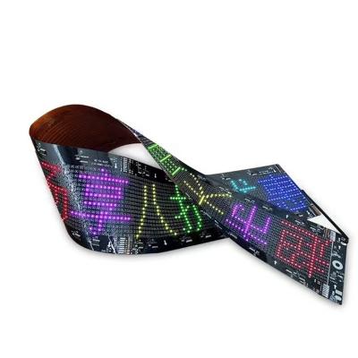 China Indoor LED Lights RGB LED Message Board Flexible LED Panel APP Programmable Mobile LED Flex Display Design LED Ticker for sale