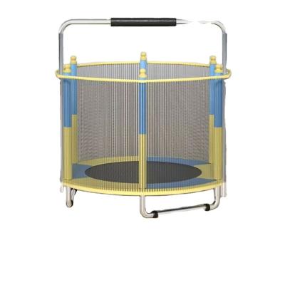 China Safe Well Sold Kids Trampoline With Barrier Fitness Trampoline Sports Jumping Trampoline for sale