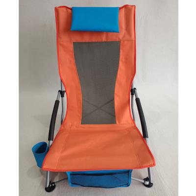 China Lebeng LBC-350G portable folding camping chair for hiking with high backrest and cupholder LBC-350G for sale