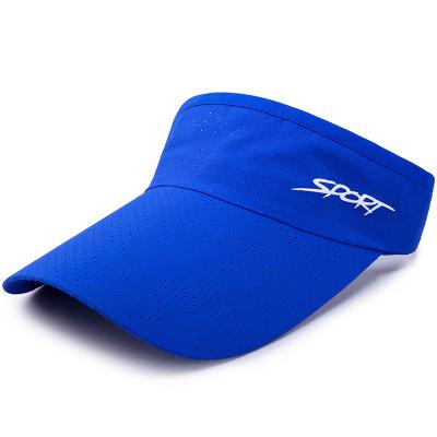 China JOINT Factory Wholesale Summer Sports SPF Logo Visors Cap Custom Made For Men And Women for sale