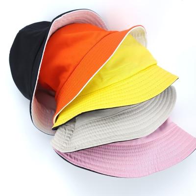 China Luxury high quality fashionable street style heat transfer printing ladies sun protection reversible covers empty women bucket hat custom made for sale