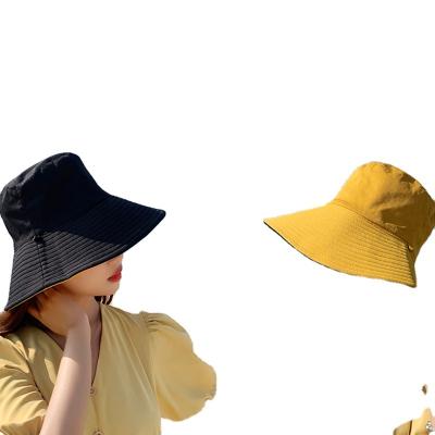 China Sun Protection Manufacturers Fashion Customize UV ​​Sun Protection Blank Wide Brim Promotional Hats And Caps Wholesale Reversible Bucket Hats Women for sale