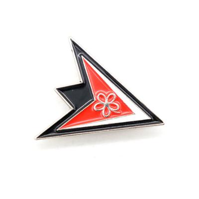 China Magnetic no minimum luxury online sublimation red iron masks anime lapel flat pin lapel pins custom logo for sale