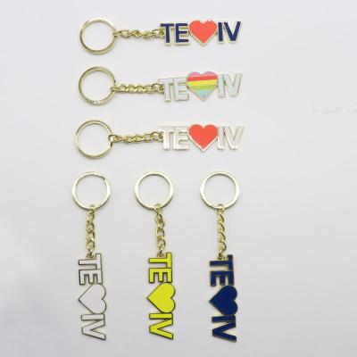 China Free Selectable High Tech New China Assorted Souvenirs Customize Print Multicolor Metal Sublimation Big Key Chain Custom for sale