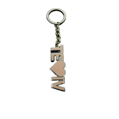 China OEM China Freely Selectable Competitive Price Silicone Matching Keychains With Cute Card Holder Metal Factory UV Printing Car Key Chain for sale