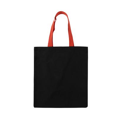 China Personalizado Recyclable 2022 Recycle Single Pocket Shopping Bag Custom 100%cotton Canvas Embroidery Tote Bags for sale