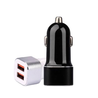 China Mobile Phone Charging In Car Charger Wholesale 10W 5v/2.4A Smart Charging Dual Usb Car Phone Holder Charger for sale