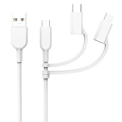 China Wholesale MP3/MP4 Player 3 In 1Type C USB Cable For Samsung Data Transfer Cable For iPhone 12 X 11 Pro Max Charger Micro USB Cable for sale