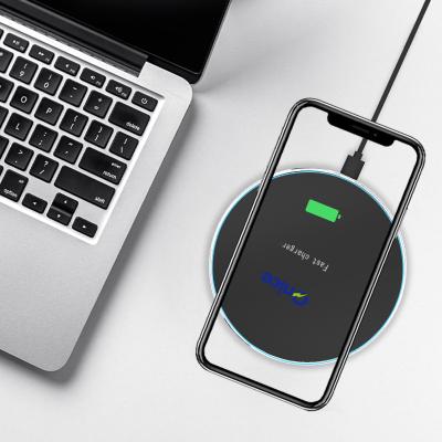 China Mobile Phone Amazon Hot Deals 7.5W 10W 15W LED Qi wireless charger For iphone Fast charging wireless adapter factory wholesale for sale