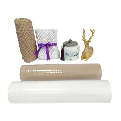 China Recyclable Improved Honeycomb Kraft Paper Roll Protective Pad Cushioning Craft Paper Packaging Envelope 20