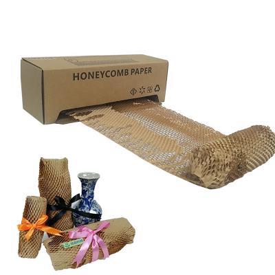 China Eco Friendly Recyclable Honeycomb Wrap Alternative Eco-Friendly Packing Biodegradable Wrap Heavy Duty Cushioning Wrap for sale