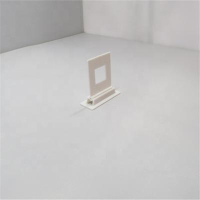 China Eco-friendly ABS Connector White Cardboard Shelf Displays Clip For Corrugated Shelf for sale