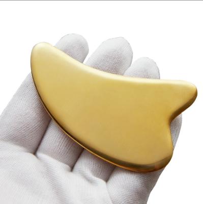 China 100% Copper Handheld Gua Sha Acupuncture Scraper SPA SPA Massage Tool for sale