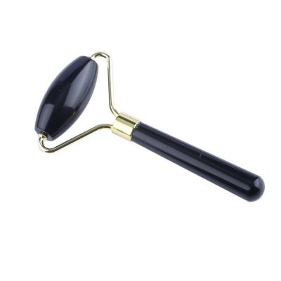 China Lift Skin Ball Bulb Metal Black Obsidian Single Large Massager Roller for sale