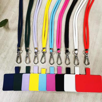 China Universal Adjustable Cross - Lanyard Nylon Patch Strap Body Neck Mobile Phone Lanyard For All Iphone Smartphone for sale