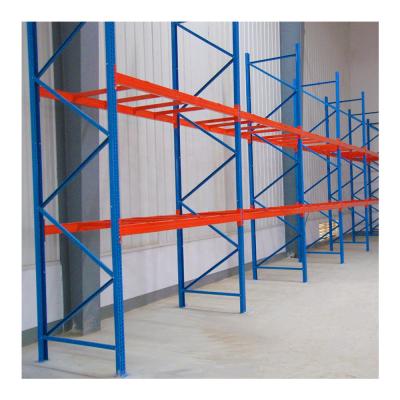 China Corrosion Protection 2 Beam Layer 3 Storage Layer 2000kgs Per Layer Load Pallet Rack With Pallet Support for sale