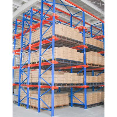 China Corrosion Protection Drive In Pallet Racking Ceramic Tile Floor Storage Wood Rack for sale