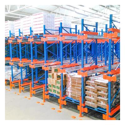 China Corrosion Protection High Density Radio Storage Pallet Racking Shuttle Rack for sale