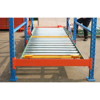 China Corrosion Protection Warehouse Storage Pallet Roll Rack High Density Live Pallet Rack for sale