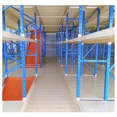 China Corrosion Protection Mezzanine Shelving Floor Multi Level Rack for sale