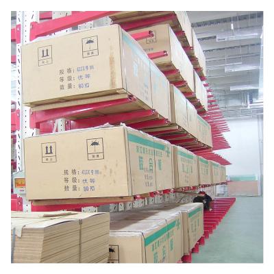 China Corrosion Protection Warehouse Rack Plywood Storage Cantilever Rack for sale