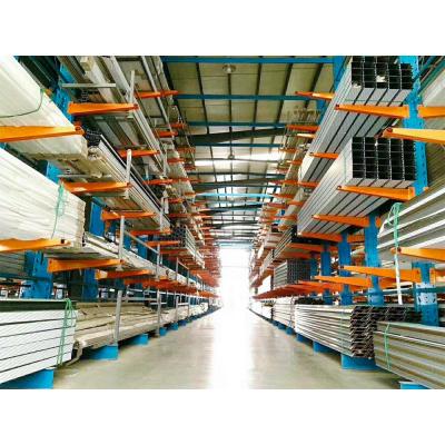 China Corrosion Protection Decoration Tube Storage Rack Tube Cantilever Rack Heavy Duty Cantilever Racking for sale