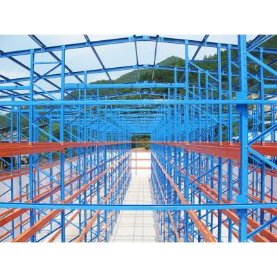 China Corrosion Protection Clad Pallet Rack Warehouse for sale