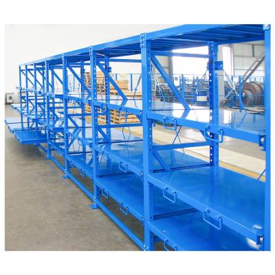 China Corrosion Protection Sliding Storage Rack For Mold for sale