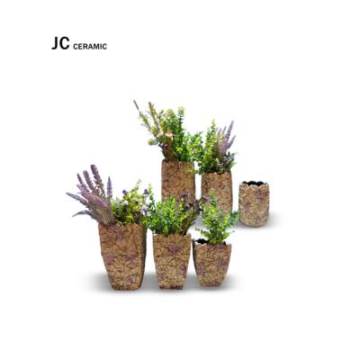 China JC Modern Luxury Cement Vase For Home Decor Luxury Vases For Wedding Center Piece Concrete Flower Pots And Planters for sale