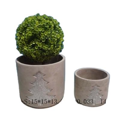 China Cartoon Garden Home Decoration Wholesale Plant Cement Pot Premium Flower Pot For Plant Tree Model for sale