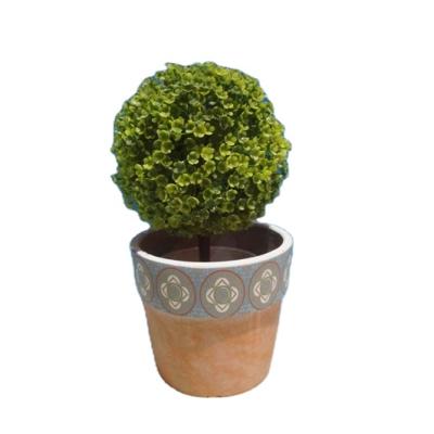 China Mini Creative Cement Flower Pots Cartoon Indoor Outdoor Decorative Garden Cheap Ceramic Flower Pots for sale