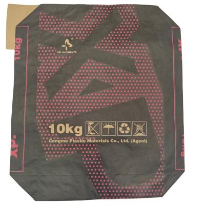 China Recyclable Valve Kraft Paper Bag Valve Pocket Valve Bag 20kg for sale