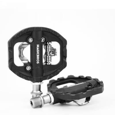 China DU+Sealed-bearings Mountain Bike Bicycle SPD Pedals SPD Aluminum Alloy Cycling Ultralight Cycling Self-locking Pedal for sale