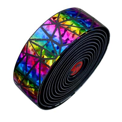 China Colorful End Non-slip Recycling Anti-skid EVA Road Bike Handlebar Tape Accessories Bicycle Grip Tape Bar For Sale for sale