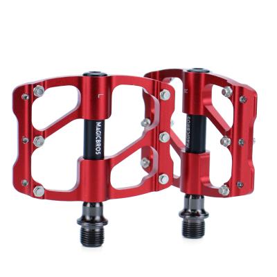 China Custom Aluminum-magnesium alloy 2022 CNC magnesium alloy body 3 bearing road bike road bike pedals for sale