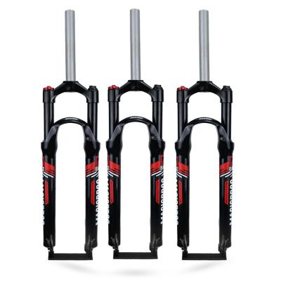 China Mountain Bikes Hydraulic Quick Release Launch Lockout Suspension Bike Front Fork 27.5 29 er Dirt Bike Slant Forks for sale