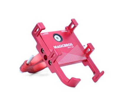 China 360 Rotation Adjustable Aluminum Alloy Motorbike E-bike Bike Mobile Phone Holder Motorcycle Mobile Phone Mount for sale