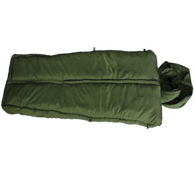 China Envelope Type Durable And Concealment Army Green Military Sleeping Bag In Winter For Camping And Hiking for sale