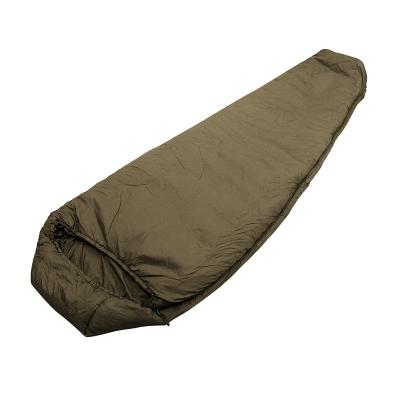 China Cheapest High Quality Wholesale Adult Waterproof Portable Outdoor Camping Mummy Fin-producer Military Sleeping Bag For Cold Weather for sale