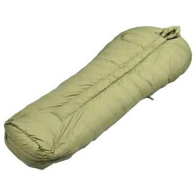 China Wholesale Portable Ultralight Sleeping Bags For Camping Army Green Down Mummy Sleeping Bag For Winter for sale