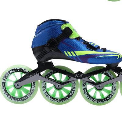 China PVC Freedom Slalom Speed ​​Shoes Skates Roller Skate Integrated Shoes 110mm 100mm 90mm for sale