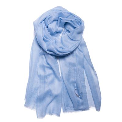 China CLASSIC PLAIN China factory women cashmere 100% viscose pashmina scarf for sale