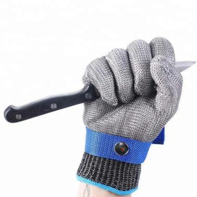 China 316 Stainless Steel Wire Chainmail Cooking Glove Meat Slicer Gloves Metal Mesh Hand Gloves for sale